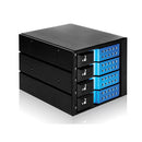 iStarUSA BPN-DE340SS SAS/SATA 6.0 Gb/s Tray-Less Hot-Swap Cage (Blue)