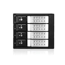 iStarUSA BPN-DE340SS SAS/SATA 6.0 Gb/s Tray-Less Hot-Swap Cage (Silver)