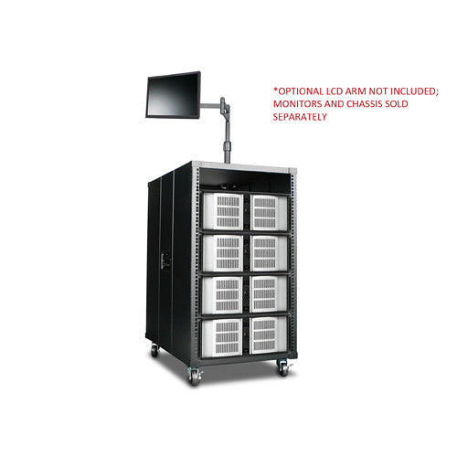 iStarUSA 31.5" Deep 18 RU Simple Server Rack (Black)