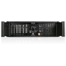 iStarUSA D-300-FS 3U Compact Stylish Rackmountable Chassis (Black Bezel)