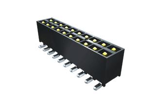 SAMTEC IPT1-106-01-L-D Pin Header, Board-to-Board, 2.54 mm, 2 Rows, 12 Contacts, Through Hole, IPT1