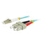 Comprehensive 10GB LC/SC Duplex 50/125 Multimode Fiber Patch Cable (Aqua, 32.8')
