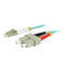 Comprehensive 10GB LC/SC Duplex 50/125 Multimode Fiber Patch Cable (Aqua, 3.3')