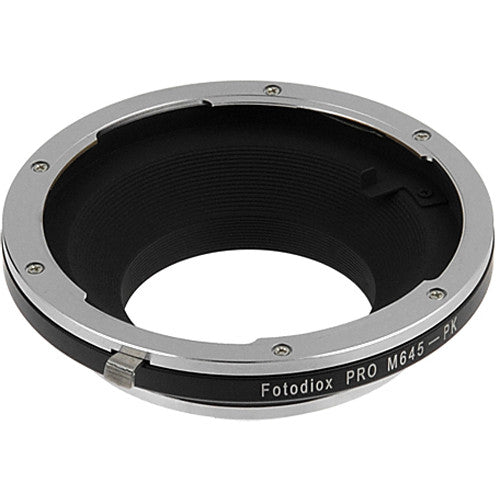 FotodioX Pro Lens Mount Adapter for Mamiya 645 Lens to Pentax K Mount Camera