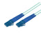 Avenview 50/125&micro;m Fiber Optic Multimode Duplex LC to LC 10Gb OM3 Cable (100')