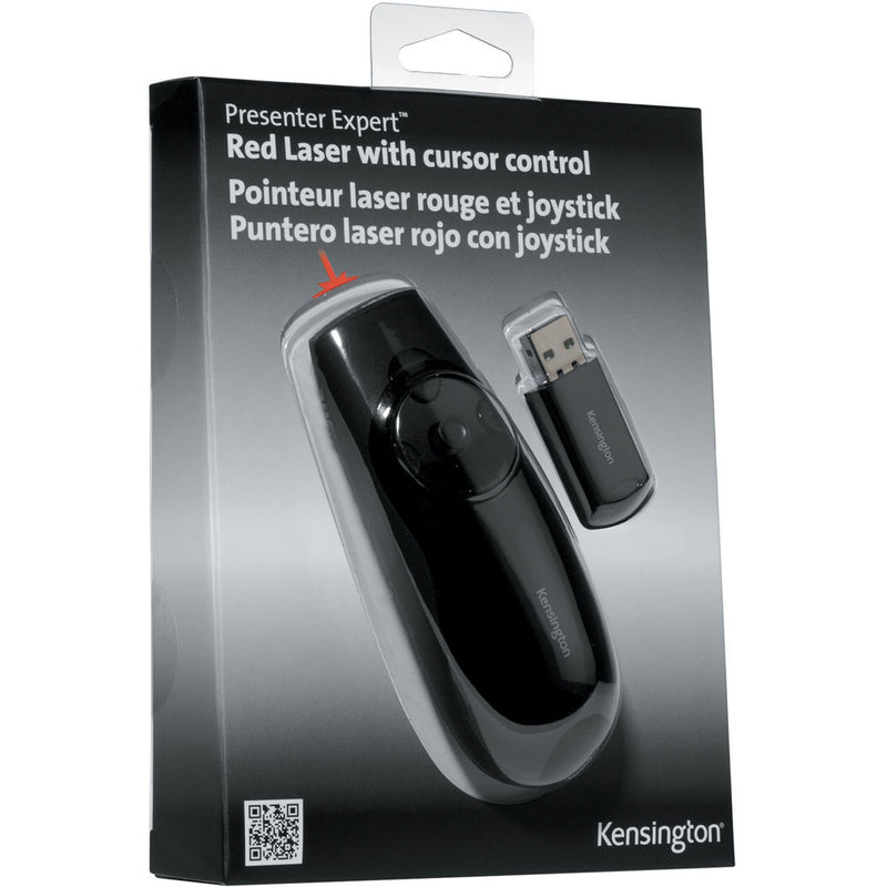 Kensington Presenter Expert Red Laser with Cursor Control (Black)