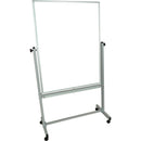 Luxor Mobile Magnetic Reversible 35.5 x 47.25" Whiteboard & Assorted PILOT V Marker Kit