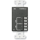 RDL DB-J3 Wall Mount Mic/Line Input Panel Assembly (Black)