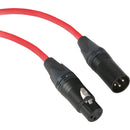B&H Photo Video Performance Microphone Windscreen & XLR Cable ID Kit (Red)