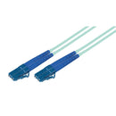 Camplex OM3 50/125u 10-Gig Aqua Multimode Duplex Fiber Optic Patch Cable - 98.4' (30 m)
