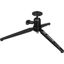Manfrotto 709 Digi Tabletop Tripod with Ballhead (Black) - Supports 4.5 lb (2kg)