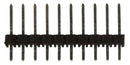 MOLEX 90120-0127 Pin Header, Wire-to-Board, 2.54 mm, 1 Rows, 7 Contacts, Through Hole Straight
