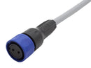 BULGIN LIMITED PXP4000/001/02S. CIRCULAR CABLE, 2P RCPT-FREE END, 3.3FT