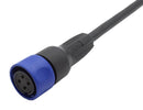 BULGIN LIMITED PXP4000/001/04S. CIRCULAR CABLE, 4P RCPT-FREE END, 3.3FT