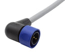BULGIN LIMITED PXP4002/002/02P. CIR CABLE, 2P R/A PLUG-FREE END, 6.6FT