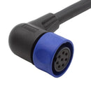 BULGIN LIMITED PXP4002/001/08S. CIR CABLE, 8P R/A RCPT-FREE END, 3.3FT