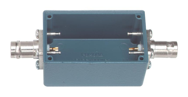 POMONA 2390. Metal Enclosure, w/ 2 x External BNC Conn, EMI/RFI Box, Aluminium Alloy, 22.35 mm, 28.7 mm