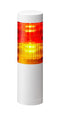 PATLITE LR5-202WENW-RY Signal Tower, Ethernet, Continuous, Flashing, 2 Tier, Amber/ Red, Direct Mount, 24 VDC, IP65