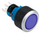 MULTICOMP PRO MPAB-PB-1050 Industrial Pushbutton Switch, 24 V LED, MPAB-PB Series, 22 mm, SPST-NO, SPST-NC, Latching, Round
