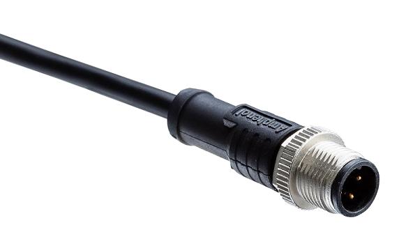 AMPHENOL LTW MSAS-05BMMM-SL8B01 Sensor Cable, Overmolded, M12 Plug, Free End, 5 Positions, 1 m, 3.3 ft, M Series