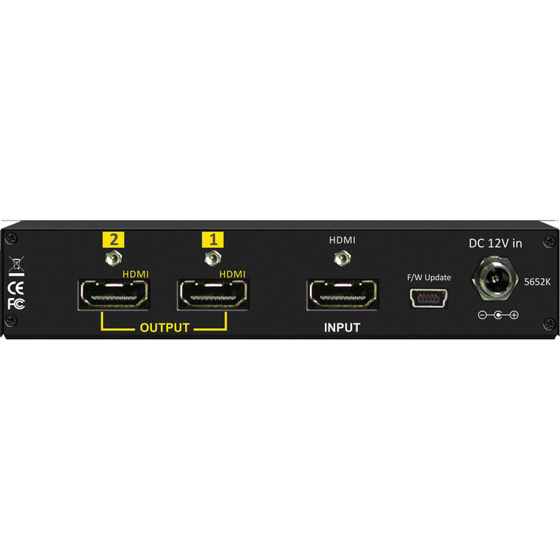Shinybow 1x2 4K2K HDMI Distribution Amplifier with Scaler