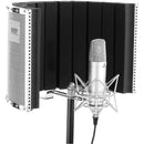 Senal SC-550X Professional Cardioid Condenser Microphone Kit with Reflection Filter, Stand, and Cable