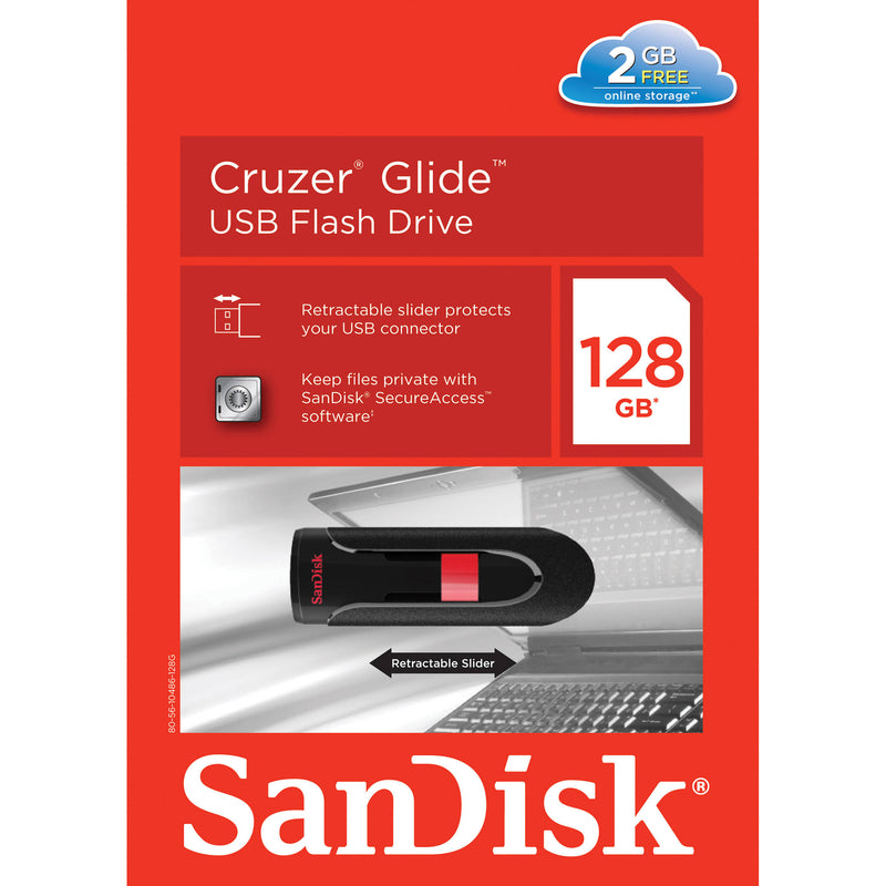 SanDisk 128GB Cruzer Glide USB Flash Drive