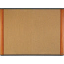 3M C7248LC 72 x 48" Cork Board (Light Cherry Finish Frame)