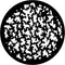 Rosco Steel Gobo #7805 - Leaf Breakup (Medium) - Size B