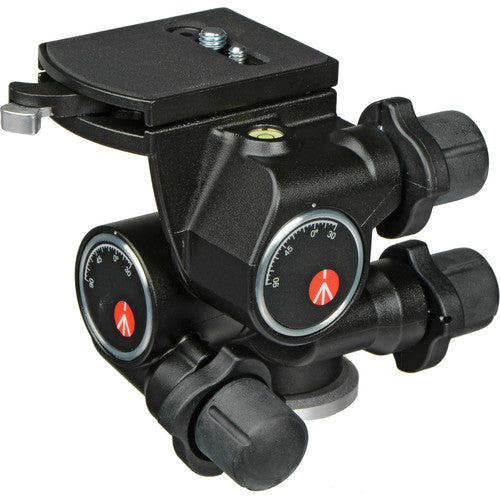 Manfrotto MT055XPRO3 Aluminum Tripod with 410 Junior Geared Head Kit