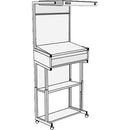 GTI EVS-2540/FS/1F Executive Viewing Station with Floor Stand and Deep Drawer