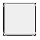 Chimera 42x72" Reflector Fabric - 1/2 Grid Cloth