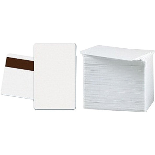Entrust 803229-024 CR-80 White PVC Graphics Cards with LoCo Magnetic Stripe (500-Pack)