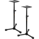 B&H Photo Video Studio Monitor Stands Kit with 1/4" TS to RCA Cables