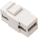 NTW USB 2.0 A/A Snap-in Keystone Coupler Jack