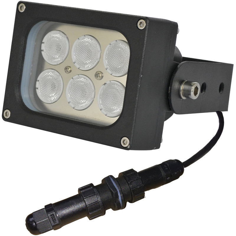 Iluminar WLC99-PoE Series Short-Range White Light Illuminator (13', 120&deg;, Black)