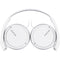 Sony MDR-ZX110AP On-Ear Headphones with Microphone (White)