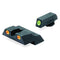 MEPROLIGHT LTD Tru-Dot Tritium Night Sight Set for Glock G26 / G27 (Orange / Green)