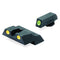 MEPROLIGHT LTD Tru-Dot Tritium Night Sight Set for Glock G26 / G27 (Yellow / Green)