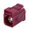 TAOGLAS FK2FDVV RF / Coaxial Connector, Code D, Violet, FAKRA Coaxial, Straight Jack, Crimp, 50 ohm