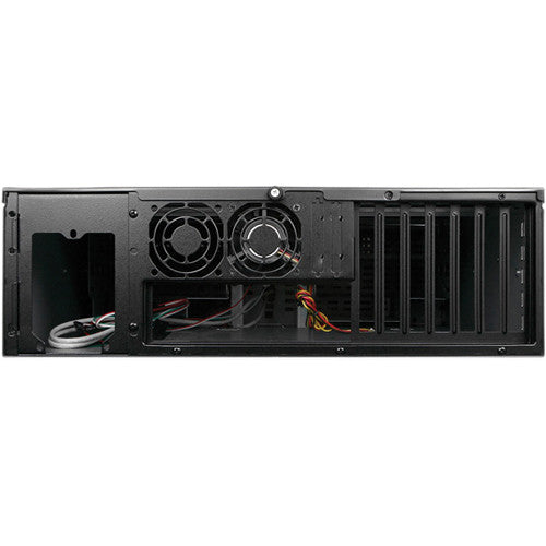 iStarUSA D Storm D-300SEA-BK 3U Compact Stylish Rackmount Chassis with SEA Bezel (Black)