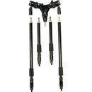 Triad-Orbit Studio Support System for Acoustic Guitarists and Vocalists