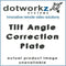 Dotworkz Angle Correction Plate Add-On for Pole Mount Bracket