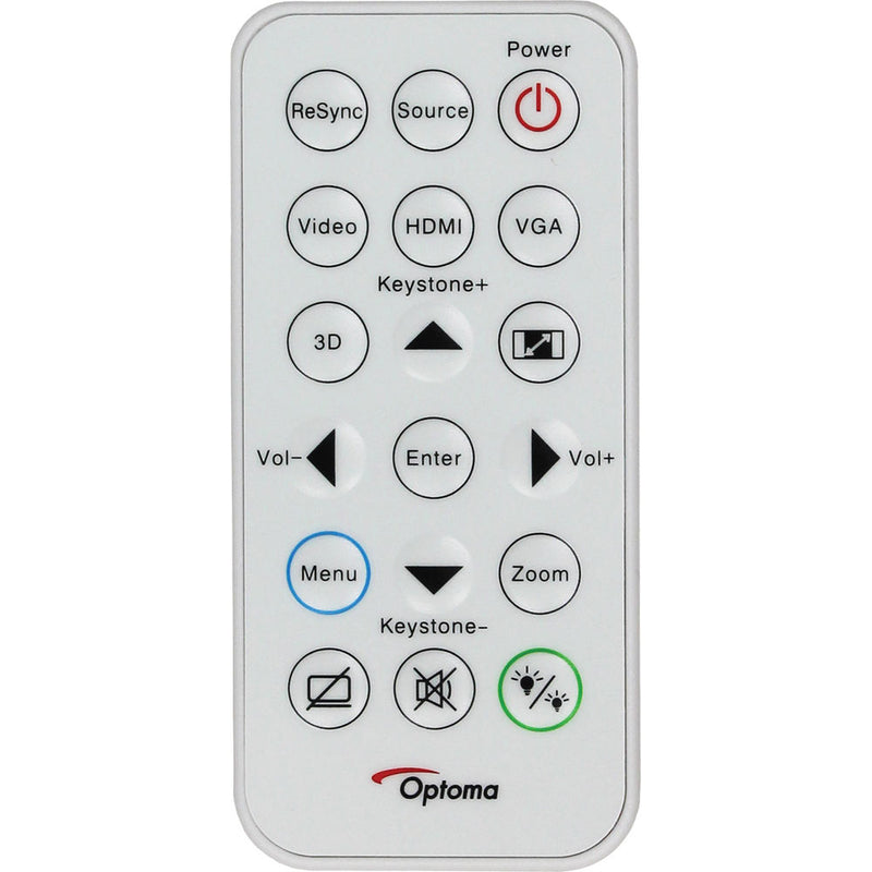 Optoma Technology SP-8VH02GC01 Replacement Remote Control