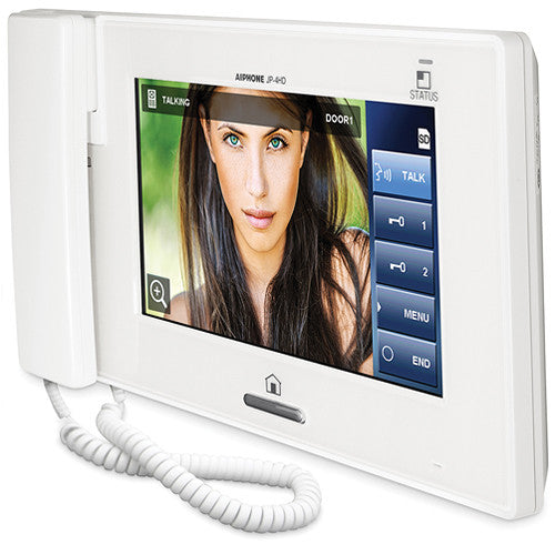Aiphone JP-4HD Hands-free Color Video Intercom Sub Master Station (White)