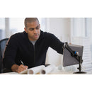 The Joy Factory LockDown Universal Desk/Countertop Carbon Fiber Stand with Key Lock for 7-10.1" Tablets
