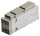 TE CONNECTIVITY 2396990-1 Cage, QSFP112, 2 x 1 (Stacked), With Heat Sink, Without Light Pipe, Press-Fit