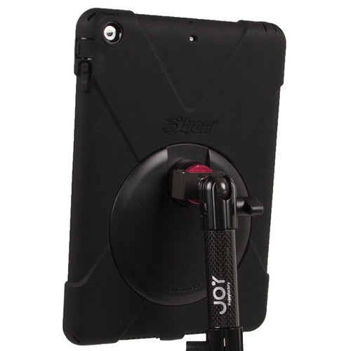 The Joy Factory MagConnect Carbon Fiber Seat Bolt Mount with aXtion Bold M-Series Case for iPad mini 1/2/3