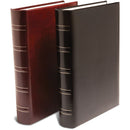 Print File Gallery Leather Padded M-Series Album (Burgundy, Acadian Grain Pattern)
