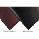 Print File Gallery Leather Padded M-Series Album (Burgundy, Acadian Grain Pattern)